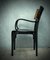 Jugendstil Stuhl aus Schwarzem Holz & Wiener Stroh, 1910er 5