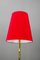 Adjustable Floor Lamp with Fabric Shade, 1950s 11