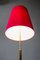 Adjustable Floor Lamp with Fabric Shade, 1950s, Image 8