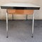 Set da pranzo e sedie in legno di formica giallo chiaro e marrone, anni '50, set di 5, Immagine 6