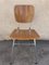 Light Yellow & Brown Formica Dining Table & Chairs Set, 1950s, Set of 5, Image 15