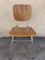 Set da pranzo e sedie in legno di formica giallo chiaro e marrone, anni '50, set di 5, Immagine 15