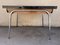 Set da pranzo e sedie in legno di formica giallo chiaro e marrone, anni '50, set di 5, Immagine 17