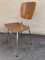 Set da pranzo e sedie in legno di formica giallo chiaro e marrone, anni '50, set di 5, Immagine 11