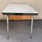 Set da pranzo e sedie in legno di formica giallo chiaro e marrone, anni '50, set di 5, Immagine 7