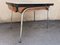Set da pranzo e sedie in legno di formica giallo chiaro e marrone, anni '50, set di 5, Immagine 4