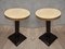 Art Deco Macassar Goat Skin and Brass Side Tables, 1930s, Set of 2 10