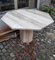 Mid-Century Travertine Dining Table, 1970s 1