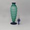 Green and Blue Bottle in Murano Glass by Michielotto, 1970s 3