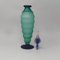 Green and Blue Bottle in Murano Glass by Michielotto, 1970s, Image 3