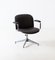 Leather & Mahogany Swivel Chair by Ico Luisa Parisi for MIM Roma, 1960s, Image 1