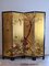 Four Panel Folding Screen with Gold Details 1