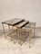 Mid-Century Faux Bamboo Nesting Tables from Maison Baguès, Set of 3, Image 1