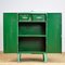 Industrial Iron Cabinet, 1950s 11