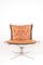 Patinierter Leder Falcon Chair von Sigurd Ressell für Vante Lenestolfabrikk, 1960er 2