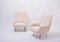 Italian Aldo Morbelli Style Beige Faux Teddy Fur Lounge Chairs, 1950s, Set of 2 5