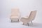 Italian Aldo Morbelli Style Beige Faux Teddy Fur Lounge Chairs, 1950s, Set of 2 8