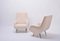 Italian Aldo Morbelli Style Beige Faux Teddy Fur Lounge Chairs, 1950s, Set of 2, Image 8