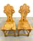 Antique Swedish Wooden Dining Chairs, 20th Century, Set of 4 2