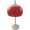 Red Mushroom Table Lamp, Italy, 1970s 1