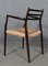 Model 62 Mahogany Armchair from N.O Moller 6