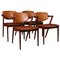 Model 42 Rosewood Dining Chairs by Kai Kristiansen, Set of 4 1