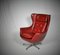 Leather Swivel Armchair from UP Závody, 1965 2