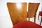 Model H-214 Dining Chairs by Jindrich Halabala, Set of 4, Image 8