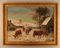Artista britannico, XIX secolo, olio su tela, Highland Cattle, Scozia, fine XIX secolo, Immagine 2