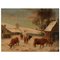 Artista britannico, XIX secolo, olio su tela, Highland Cattle, Scozia, fine XIX secolo, Immagine 1