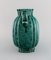 Large Art Deco Argenta Vase in Glazed Ceramics by Wilhelm Kage for Gustavsberg, Image 5