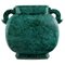 Große Art Deco Argenta Vase aus glasierter Keramik von Wilhelm Kage für Gustavsberg 1