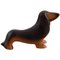 Hund aus Keramik mit Glasur von Lisa Larson für K-studio / Gustavsberg 1
