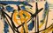 Oggetto originale, Svezia, olio su tela, composizione astratta, anni '60, Immagine 3