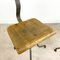 Vintage Industrial Tripod Factory Chairs, Set of 2 3