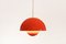 Red Flowerpot Pendant Lamp by Verner Panton 3