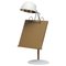 White Table Lamp with Tablet / Book Stand by Falkenberg Belysning, 1960s 2