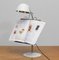 White Table Lamp with Tablet / Book Stand by Falkenberg Belysning, 1960s, Image 7