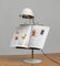 White Table Lamp with Tablet / Book Stand by Falkenberg Belysning, 1960s 6