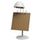 White Table Lamp with Tablet / Book Stand by Falkenberg Belysning, 1960s, Image 1