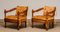 Italian Lounge Chairs by Giorgetti, Set of 2 10