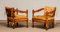 Italian Lounge Chairs by Giorgetti, Set of 2 6