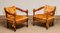 Italian Lounge Chairs by Giorgetti, Set of 2 2