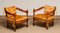 Italian Lounge Chairs by Giorgetti, Set of 2, Image 2