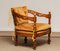 Italian Lounge Chair in Amber by Giorgetti, 1970s, Image 7