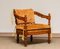 Italian Lounge Chair in Amber by Giorgetti, 1970s, Image 2
