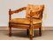 Italian Lounge Chair in Amber by Giorgetti, 1970s, Image 10