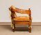 Italian Lounge Chair in Amber by Giorgetti, 1970s, Image 3