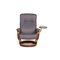 Gray Leather Armchair Set from Himolla, Set of 4 7