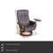 Gray Leather Armchair Set from Himolla, Set of 4 2